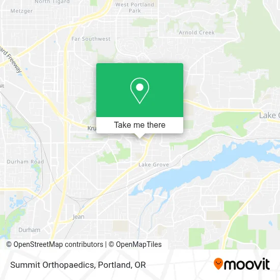 Summit Orthopaedics map