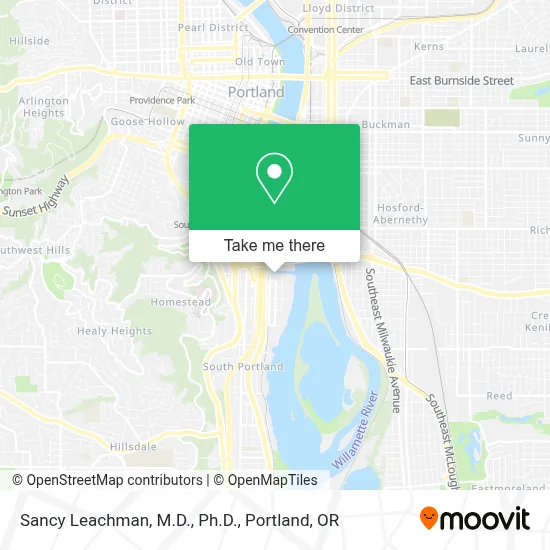Sancy Leachman, M.D., Ph.D. map