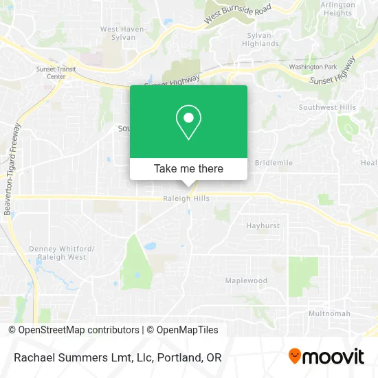 Rachael Summers Lmt, Llc map