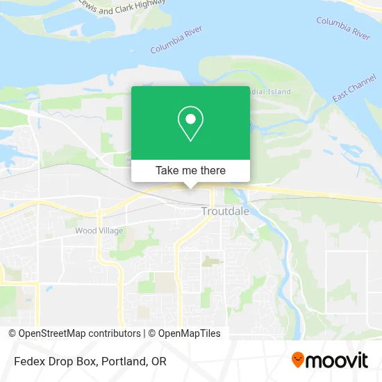 Fedex Drop Box map