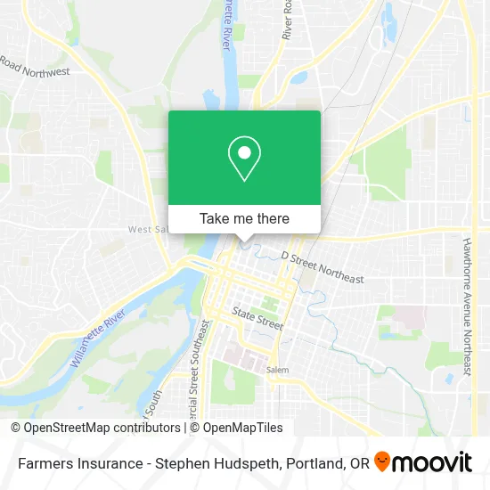 Farmers Insurance - Stephen Hudspeth map
