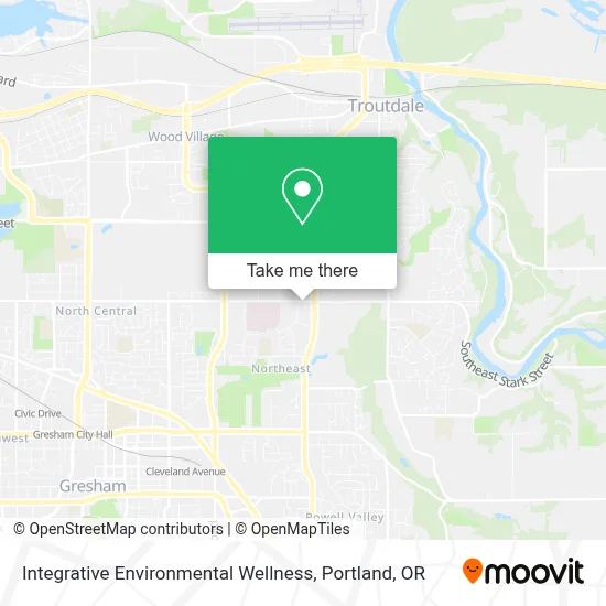 Integrative Environmental Wellness map