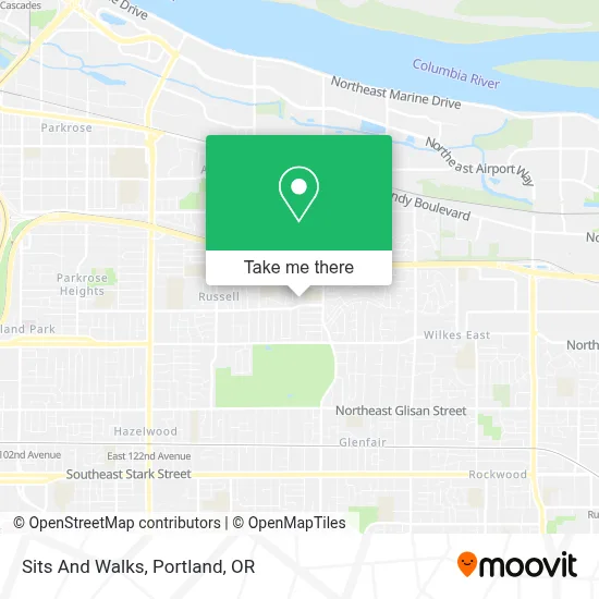 Sits And Walks map