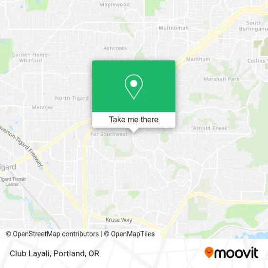 Club Layali map