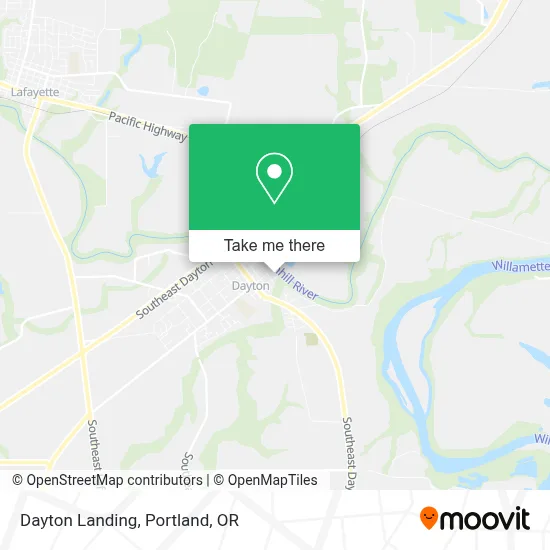 Dayton Landing map