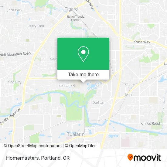Homemasters map