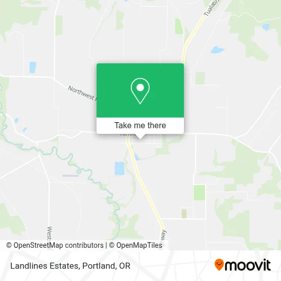 Landlines Estates map