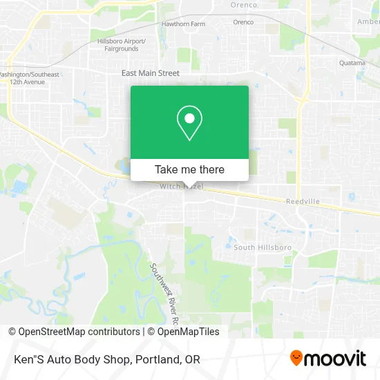 Ken"S Auto Body Shop map