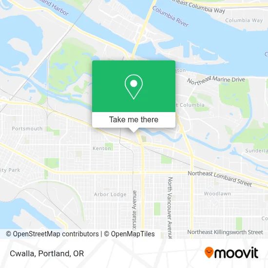 Cwalla map