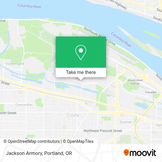 Jackson Armory map
