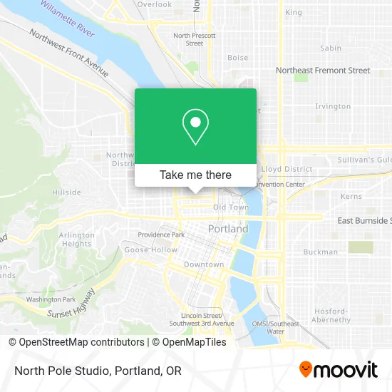 North Pole Studio map