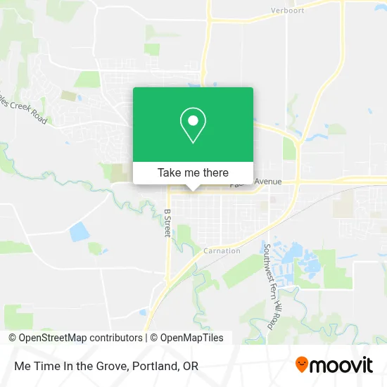 Me Time In the Grove map