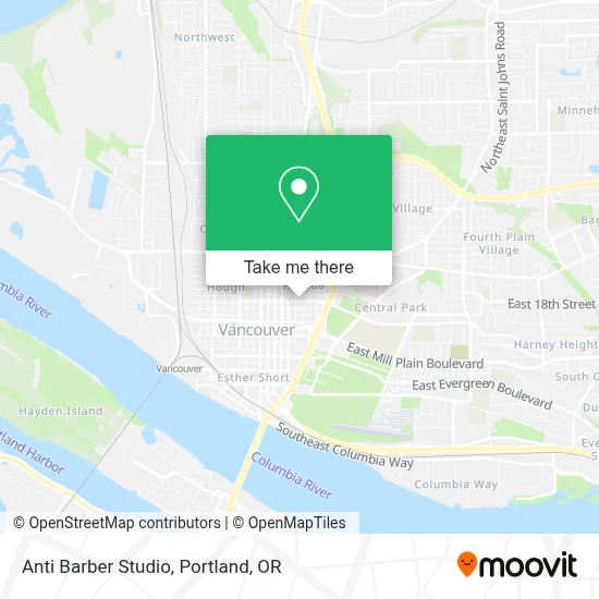 Anti Barber Studio map