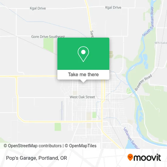 Pop's Garage map