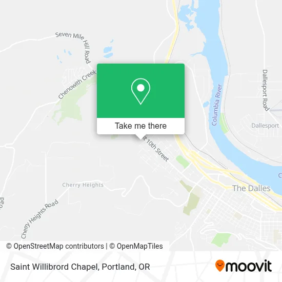Saint Willibrord Chapel map