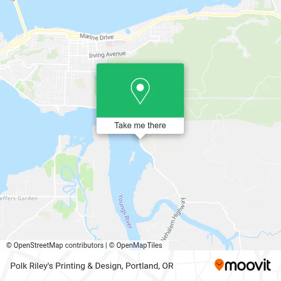 Polk Riley's Printing & Design map
