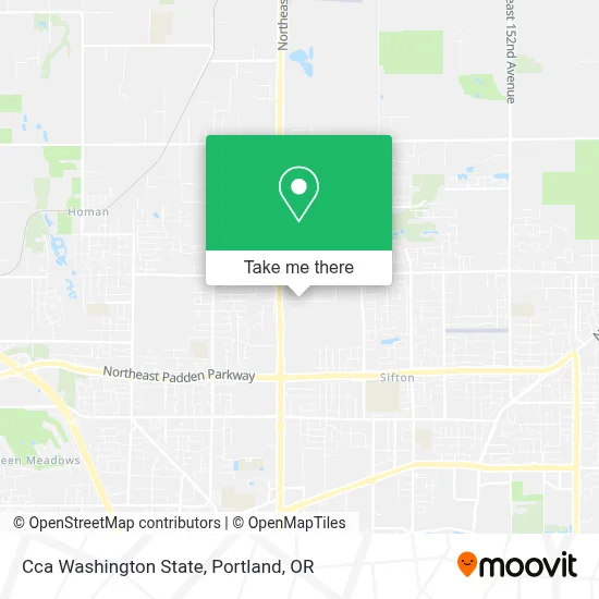 Cca Washington State map