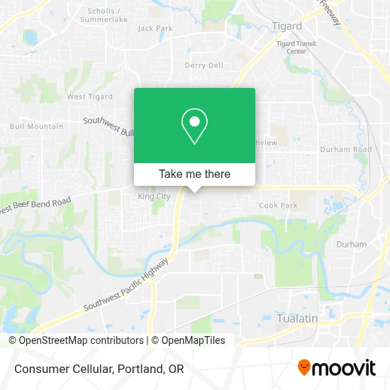 Consumer Cellular map