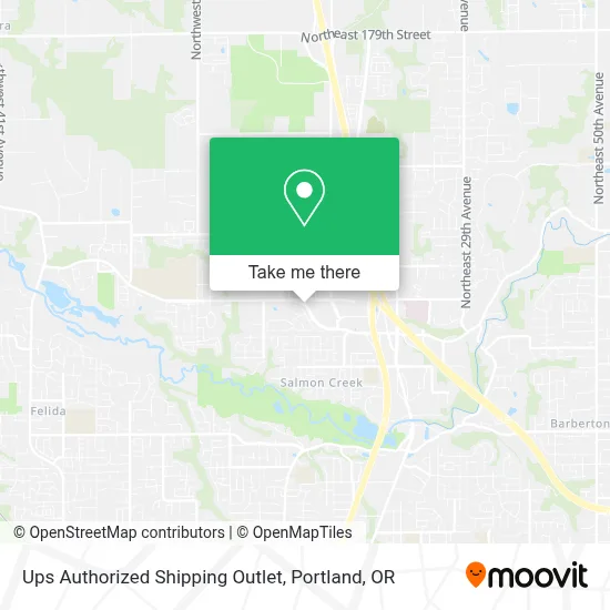 Ups Authorized Shipping Outlet map