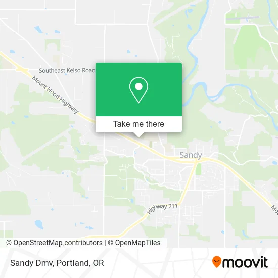 Sandy Dmv map