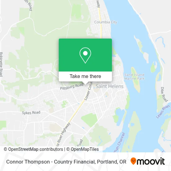 Connor Thompson - Country Financial map