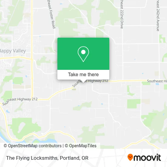 The Flying Locksmiths map