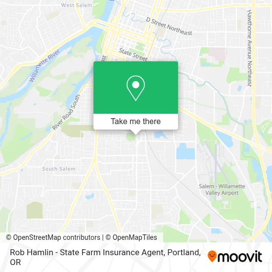 Rob Hamlin - State Farm Insurance Agent map