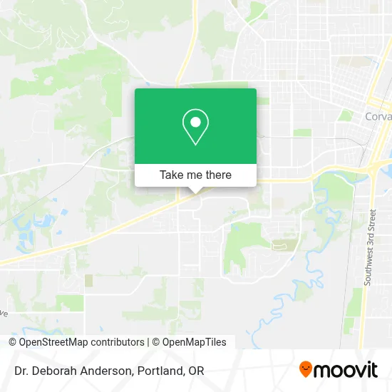 Dr. Deborah Anderson map