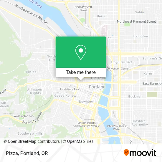 Pizza map