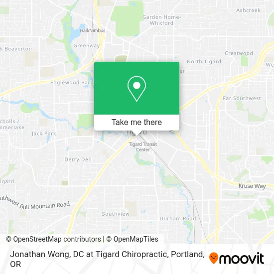 Jonathan Wong, DC at Tigard Chiropractic map