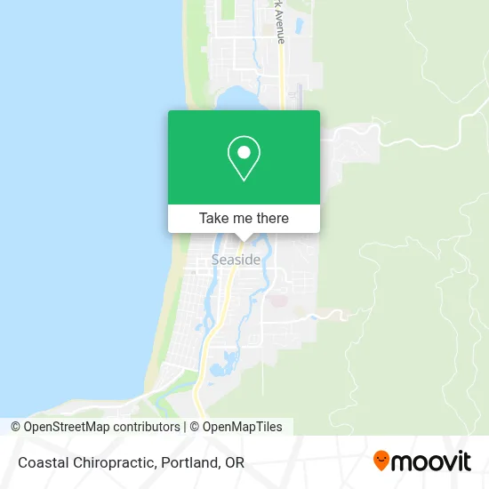 Coastal Chiropractic map