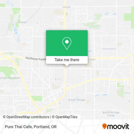 Pure Thai Cafe map