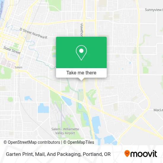 Garten Print, Mail, And Packaging map