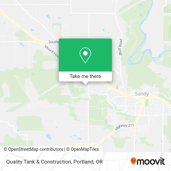 Quality Tank & Construction map