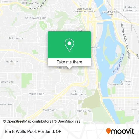 Ida B Wells Pool map
