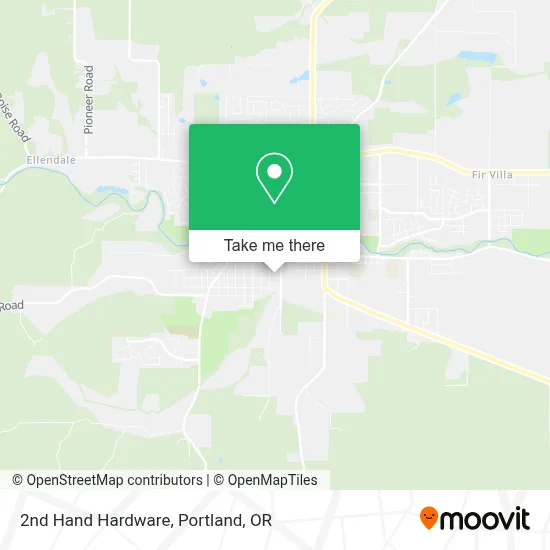 2nd Hand Hardware map