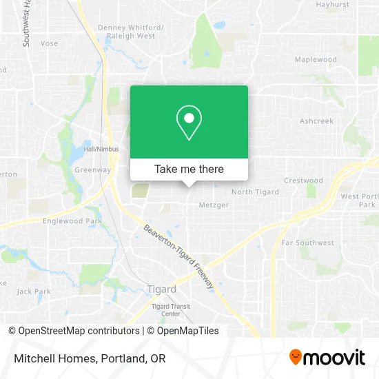 Mitchell Homes map