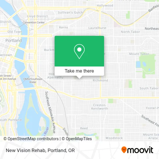 New Vision Rehab map