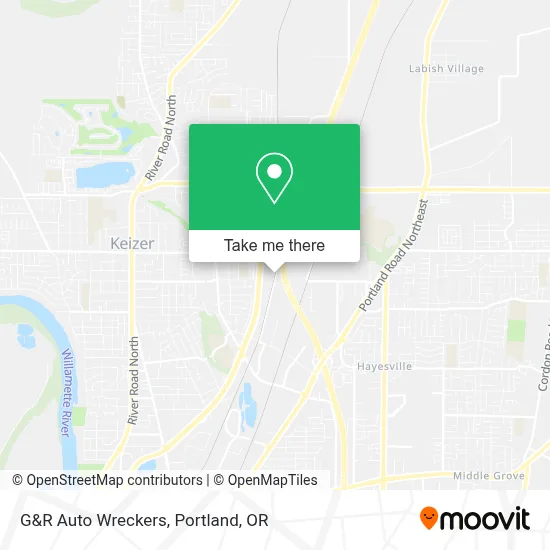 G&R Auto Wreckers map