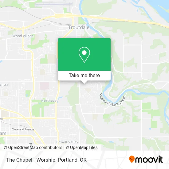 The Chapel - Worship map