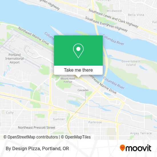 By Design Pizza map