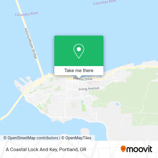 A Coastal Lock And Key map