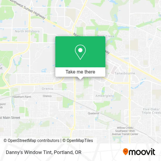 Danny's Window Tint map
