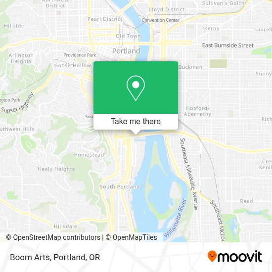 Boom Arts map