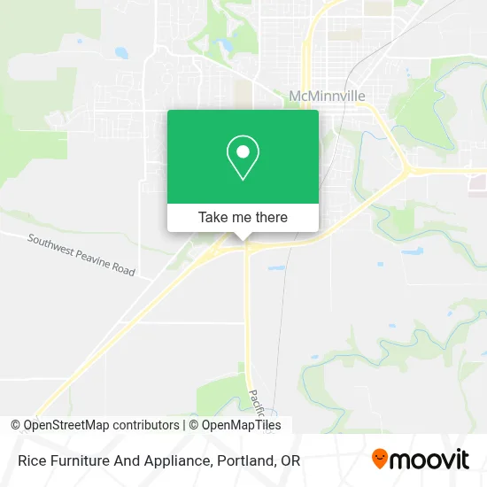 Rice Furniture And Appliance map