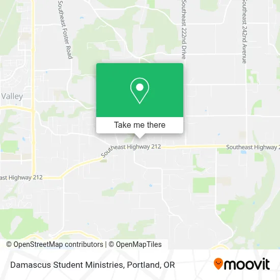 Damascus Student Ministries map
