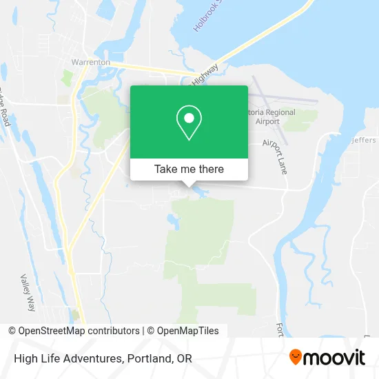 High Life Adventures map