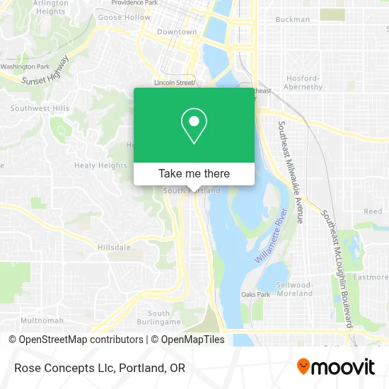 Rose Concepts Llc map