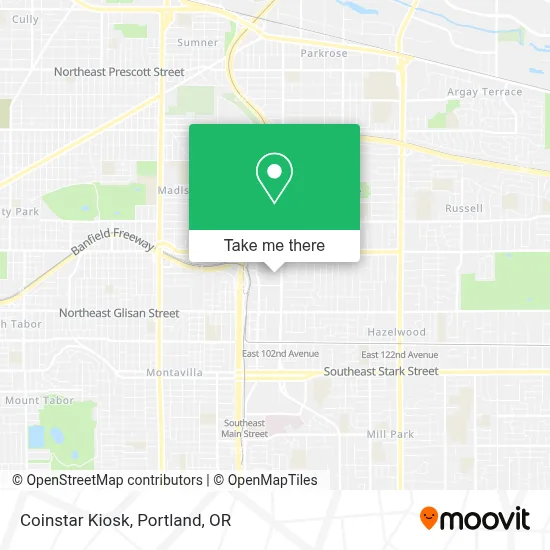 Coinstar Kiosk map