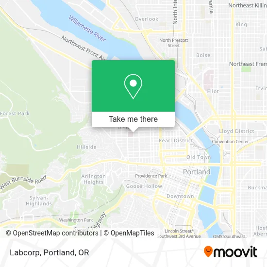 Labcorp map